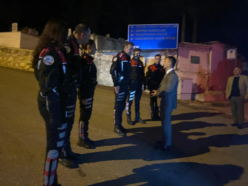 VATANDAŞLARIMIZIN HUZURU İÇİN EKİPLERİMİZ 24 SAAT SAHADA