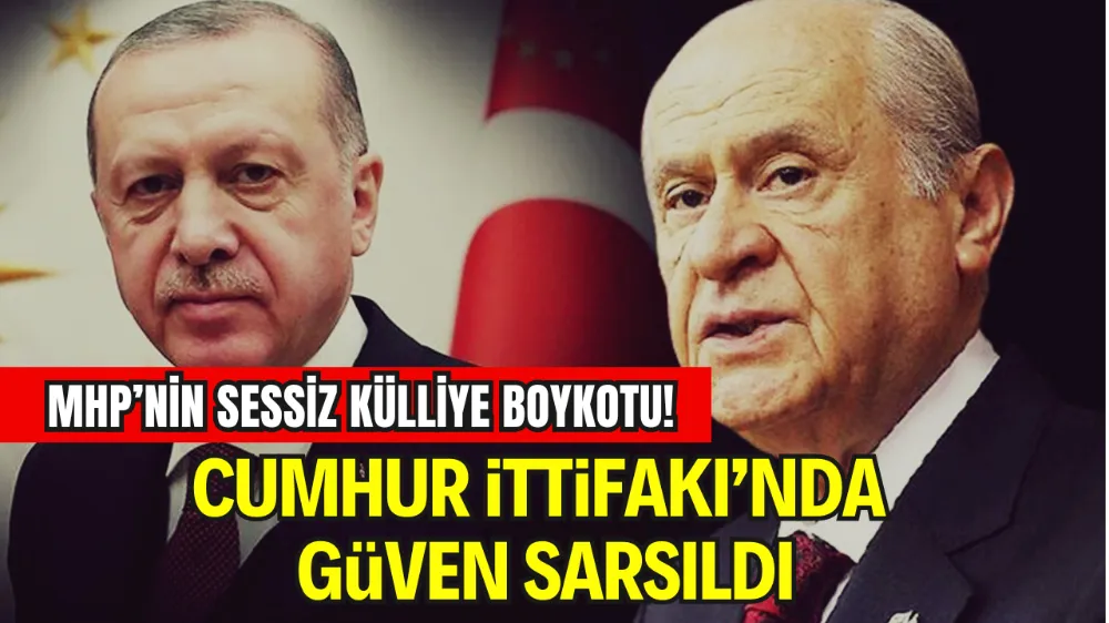 MHP’NİN KÜLLİYE RESEPSİYONUNA KATILMAMASI SİYASETTE GÜNDEM OLDU