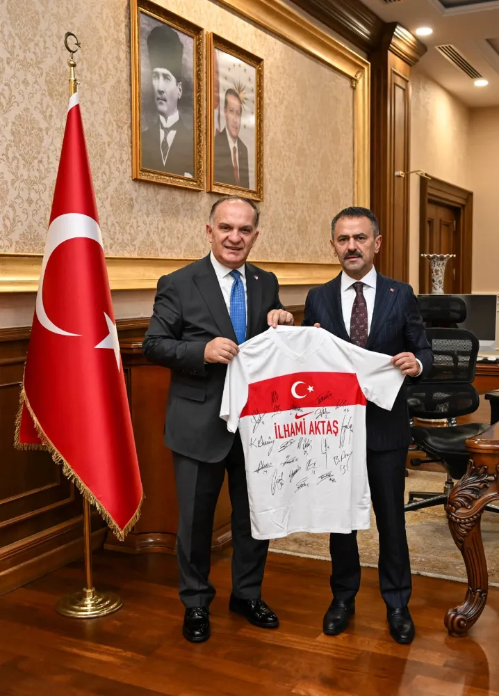  TFF Protokol Direktörü Mustafa Baltacı’dan, Vali Aktaş
