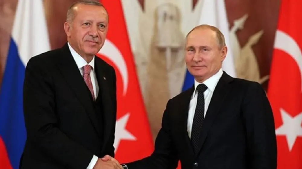 CUMHURBAŞKANI ERDOĞAN, PUTİN İLE GÖRÜŞTÜ