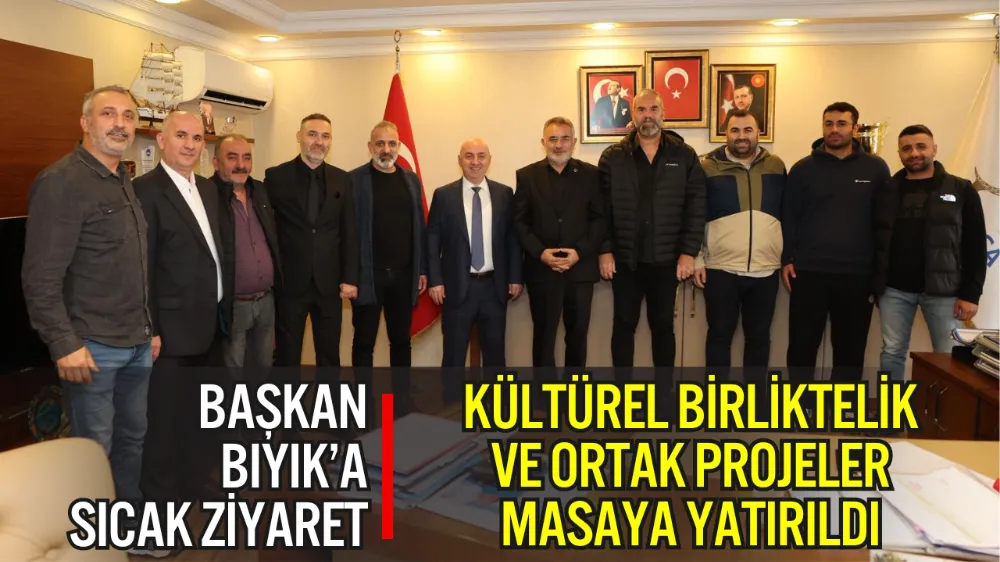 DARICA ARDAHANLILAR DERNEĞİ’NDEN BAŞKAN BIYIK’A ANLAMLI ZİYARET