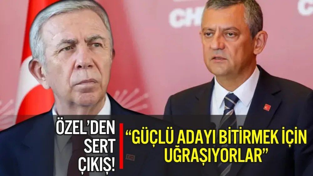 CHP LİDERİ ÖZGÜR ÖZEL: “MANSUR YAVAŞ’A YÖNELİK SORUŞTURMA SİYASİ VE ALGI ODAKLI”