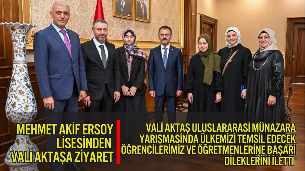 İzmit Mehmet Akif Ersoy Kız Anadolu İmam Hatip Lisesi’nden, Vali İlhami Aktaş