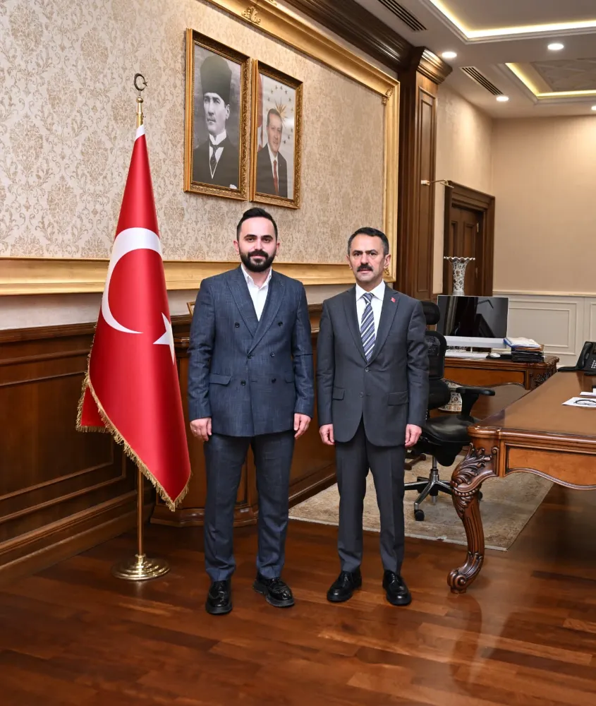 AK PARTİ GENÇLİK KOLLARI MKYK ÜYESİ HAMZA TEKİN, VALİ İLHAMİ AKTAŞ