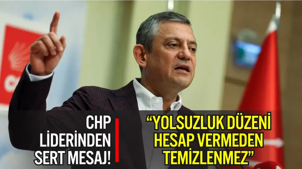 ÖZGÜR ÖZEL ORDU’DA KONUŞTU: “YOLSUZLUK DÜZENİ HESAP VERMEDEN TEMİZLENMEZ”