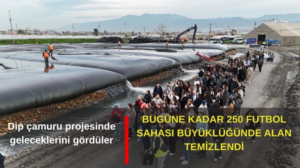 İZMİT KÖRFEZİ’NDE 250 FUTBOL SAHASI BÜYÜKLÜĞÜNDE ALAN TEMİZLENDİ