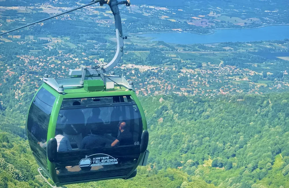 Kartepe Teleferik, bayramda ilgi odağı oldu