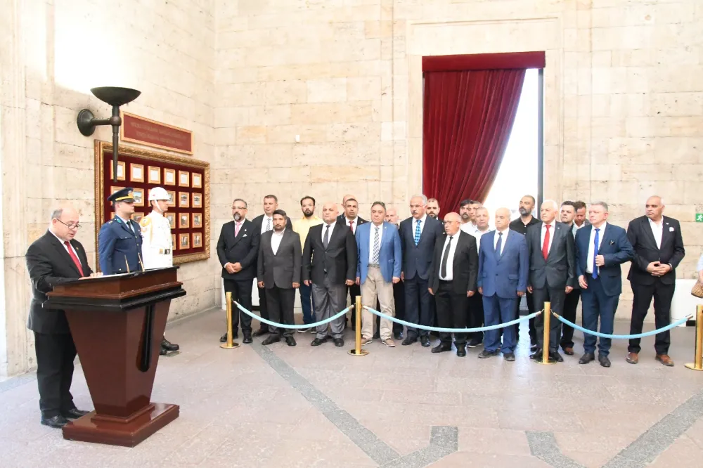 Matbaacılar Anıtkabir’de Ata’nın huzuruna çıktı