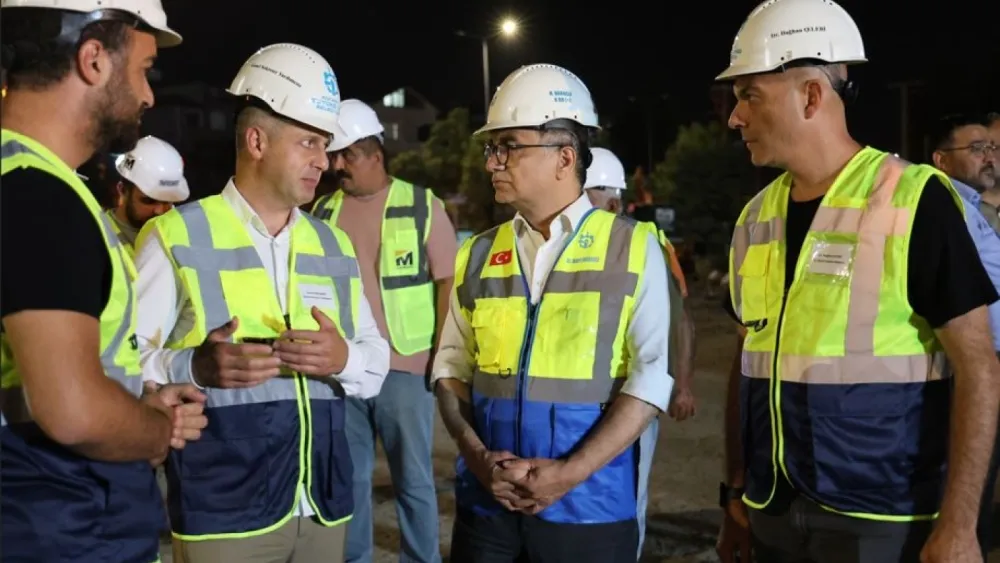 BAŞİSKELE KAVŞAĞI KORİDOR PROJESİ’NDE DURMAK YOK; BARÇALI’DAN DEV PROJEYE GECE TAKİBİ