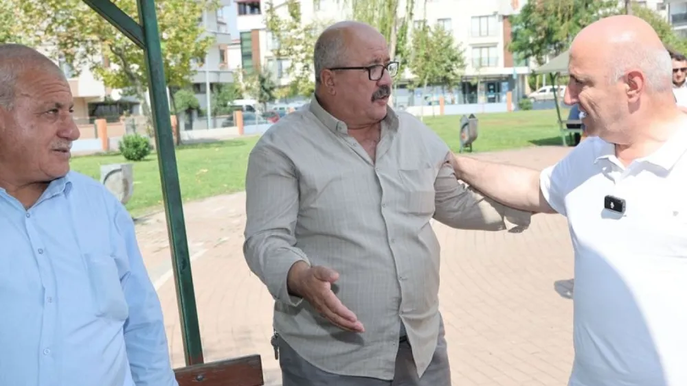 BAŞKAN MUZAFFER BIYIK, ÇALIŞMALARI İNCELEDİ DARICA
