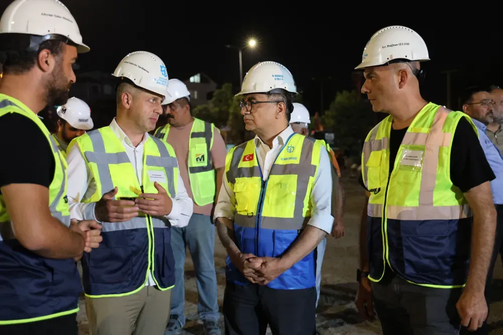 BAŞİSKELE KAVŞAĞI KORİDOR PROJESİ’NDE DURMAK YOK; BARAÇALI’DAN DEV PROJEYE GECE TAKİBİ