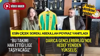 DARICA GENÇLERBİRLİĞİ’NDE HEDEF YENİDEN YÜKSELİŞ: “BU TAKIMI HAK ETTİĞİ LİGE TAŞIYACAĞIZ”